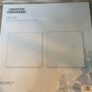 Creative memories 12x12 Lines pages